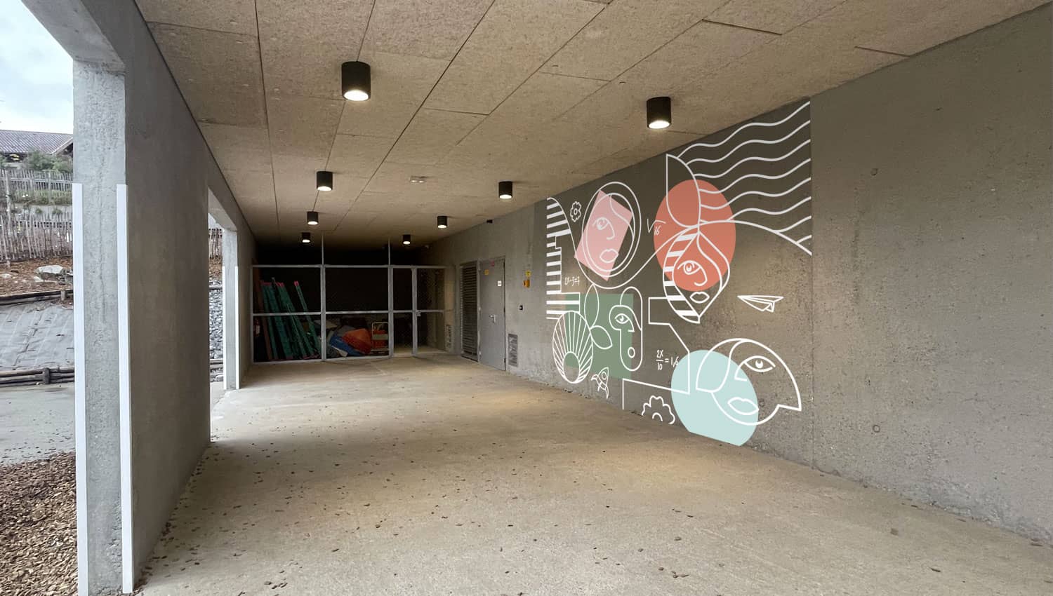 Enseigne médiathèque