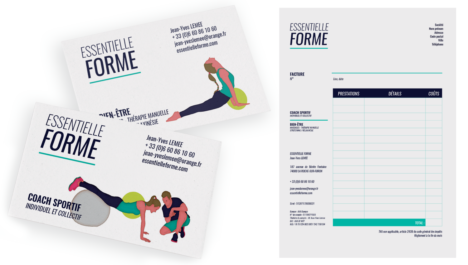 Essentielle Forme Carte de visite